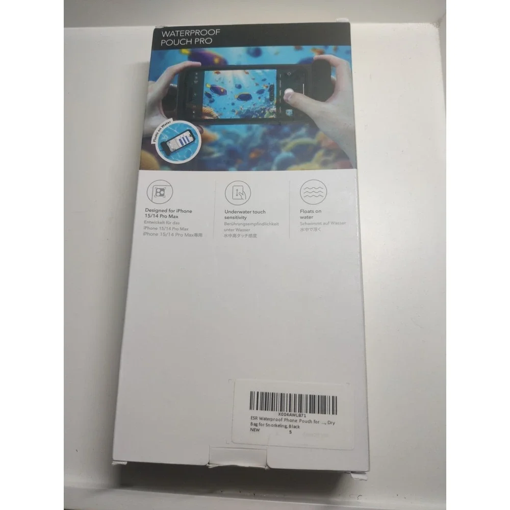 ESR Waterproof Phone Pouch for iPhone 15 Pro Max /14 Pro Max - Brand New